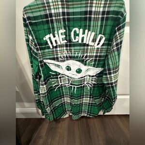 Cakeworthy Star Wars Grogu Flannel